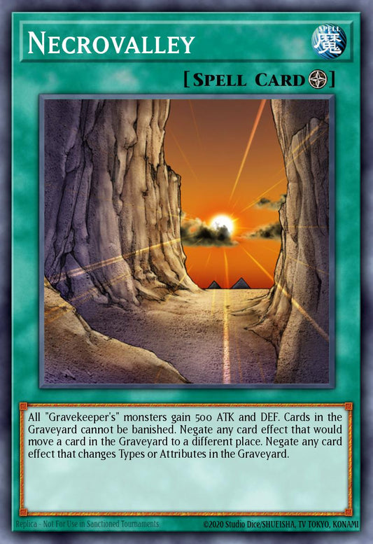 (260) YuGiOh TCG LCJW: Legendary Collection 4: Mega Pack Single: Necrovalley  Common