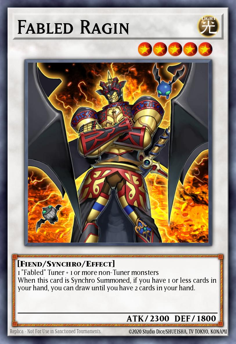 (146) YuGiOh TCG HAC1: Hidden Arsenal: Chapter 1 Single: Fabled Ragin  Ultra Parallel Rare