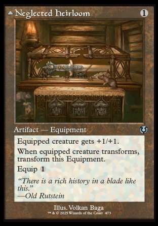 (473) Magic The Gathering Innistrad Remastered: Extras Single: Neglected Heirloom / Ashmouth Blade Holo Uncommon