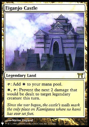 (275) Magic The Gathering The List Single: Eiganjo Castle  Rare