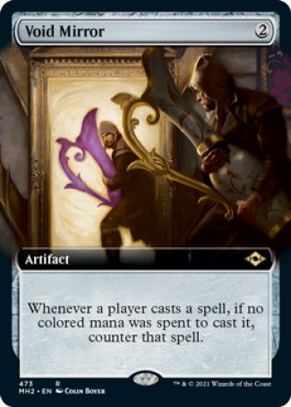 (473) Magic The Gathering Modern Horizons 2: Extras Single: Void Mirror (V.3)  Rare