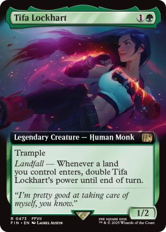 (473) Magic The Gathering Magic: The Gathering - FINAL FANTASY: Extras Single: Tifa Lockhart (V.2)  Rare
