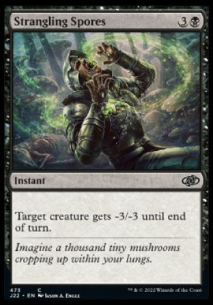 (473) Magic The Gathering Jumpstart 2022 Single: Strangling Spores  Common