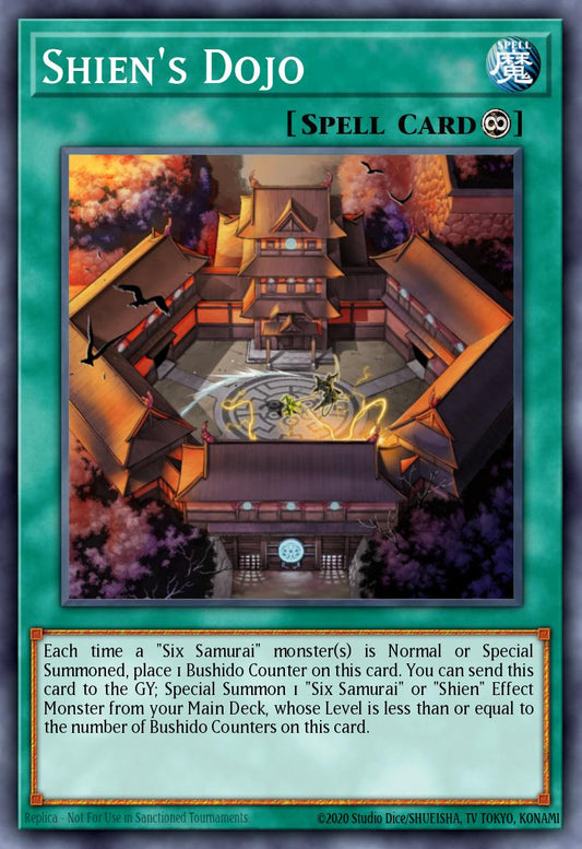 (088) YuGiOh TCG RA04: Quarter Century Stampede Single: Shien's Dojo (V.4 - Platinum Secret Rare)  Platinum Secret Rare