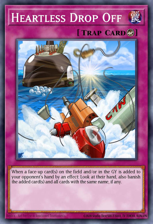 (051) YuGiOh TCG MP19: 2019 Gold Sarcophagus Tin Mega Pack Single: Heartless Drop Off  Common