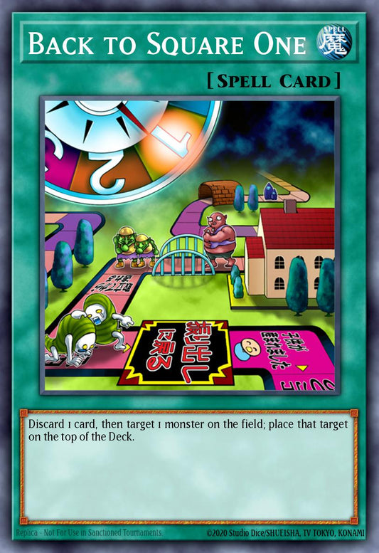 (072) YuGiOh TCG BPW2: Battle Pack 2: War of the Giants - Round 2 Single: Back to Square One  Super Rare
