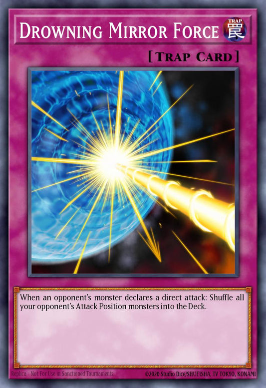 (097) YuGiOh TCG MAGO: Maximum Gold Single: Drowning Mirror Force  Rare