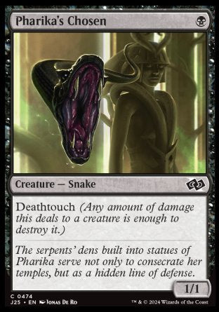 (474) Magic The Gathering Foundations Jumpstart Single: Pharika's Chosen  Common