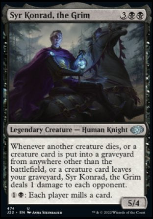 (474) Magic The Gathering Jumpstart 2022 Single: Syr Konrad, the Grim  Uncommon