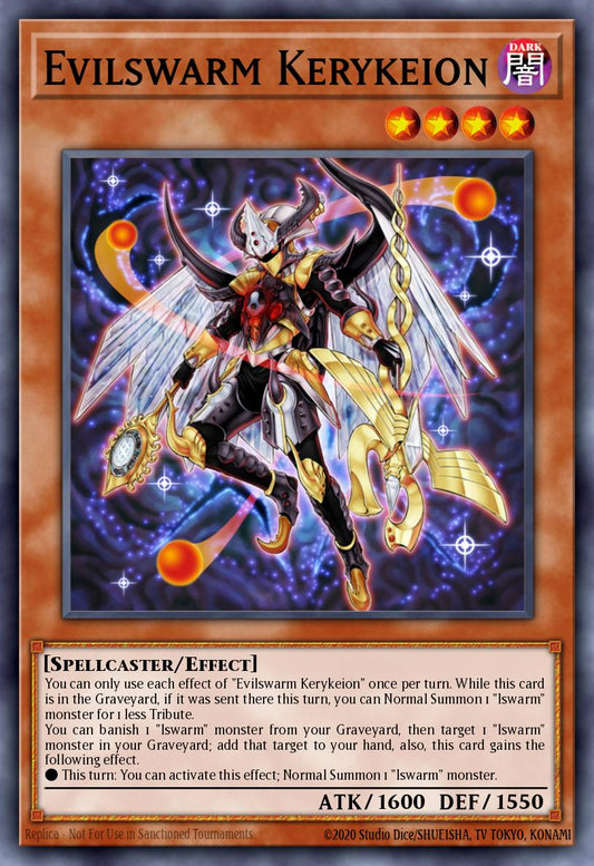(061) YuGiOh TCG MP14: 2014 Mega-Tins Mega-Pack Single: Evilswarm Kerykeion  Super Rare