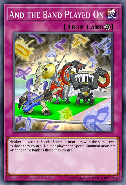 (002) YuGiOh TCG PRIO: Primal Origin Single: And the Band Played On (V.2 - Ultra Rare)  Ultra Rare