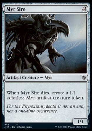 (475) Magic The Gathering Jumpstart Single: Myr Sire  Common