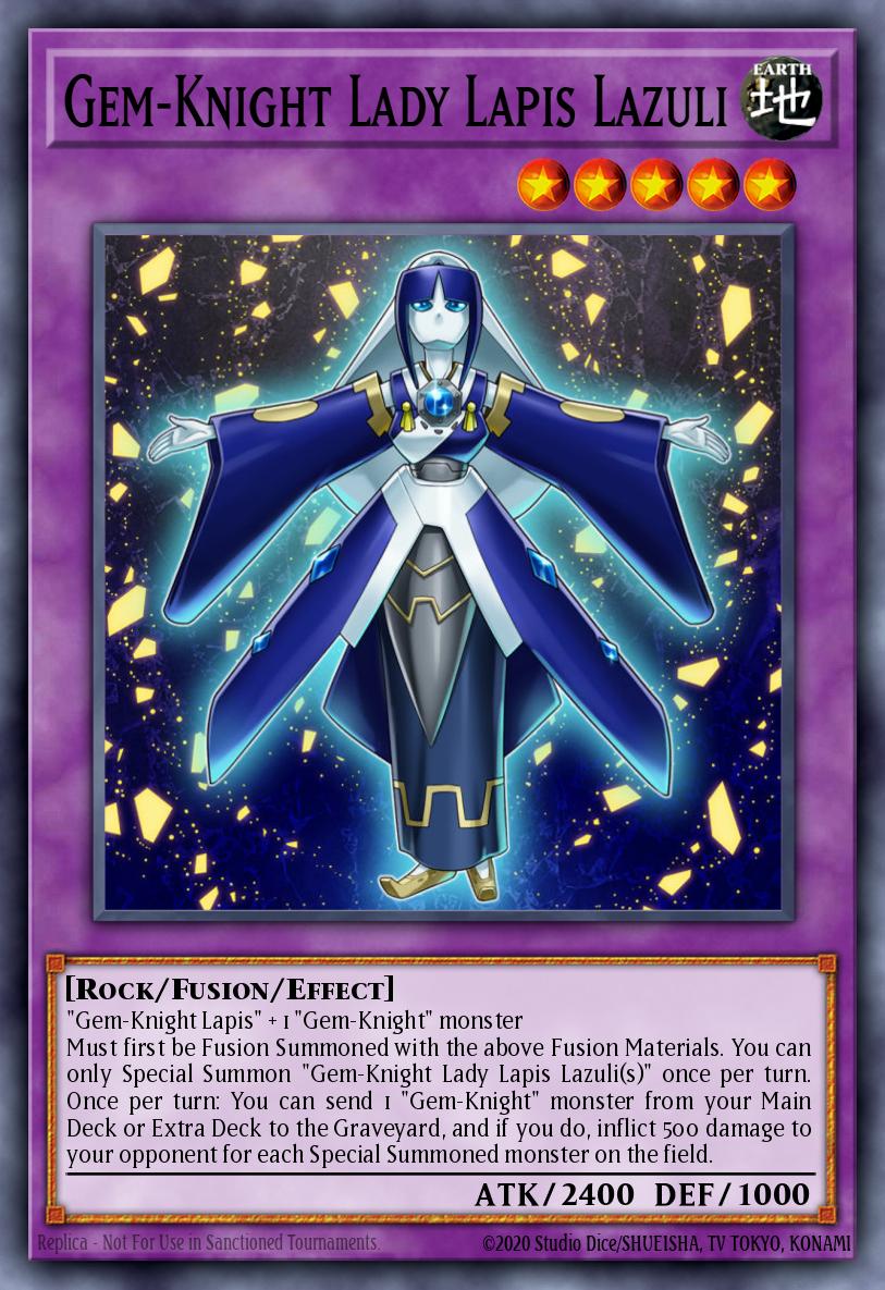 (144) YuGiOh TCG BLMM: Battles of Legend: Monster Mayhem Single: Gem-Knight Lady Lapis Lazuli  Ultra Rare