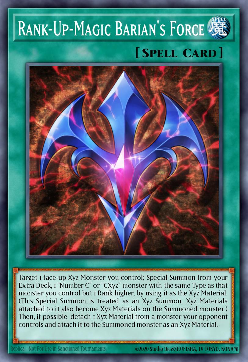 (036) YuGiOh TCG MP14: 2014 Mega-Tins Mega-Pack Single: Rank-Up-Magic Barian's Force  Ultra Rare