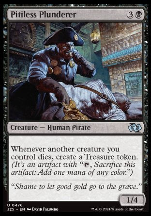 (476) Magic The Gathering Foundations Jumpstart Single: Pitiless Plunderer  Uncommon