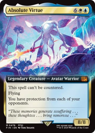 (476) Magic The Gathering Magic: The Gathering - FINAL FANTASY: Extras Single: Absolute Virtue  Mythic