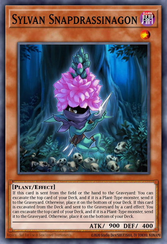(DE1) YuGiOh TCG PRIO: Primal Origin Single: Sylvan Snapdrassinagon (V.2 - Ultra Rare)  Ultra Rare