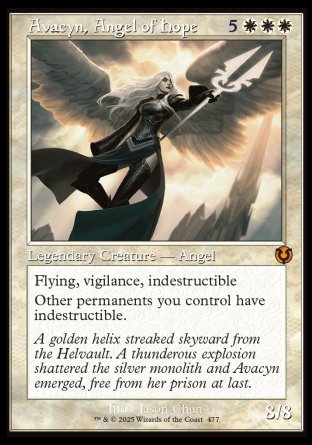 (477) Magic The Gathering Innistrad Remastered: Extras Single: Avacyn, Angel of Hope (V.1)  Mythic