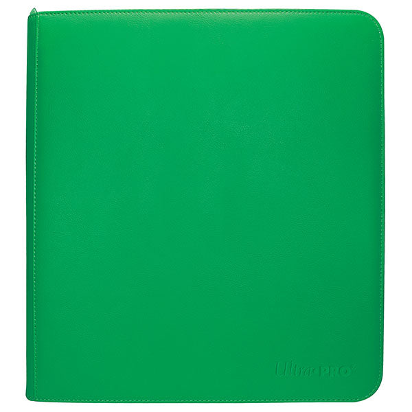 Vivid 12-Pocket Zippered PRO-Binder - Green
