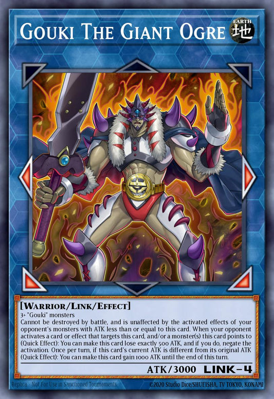 (102) YuGiOh TCG MP19: 2019 Gold Sarcophagus Tin Mega Pack Single: Gouki The Giant Ogre  Common