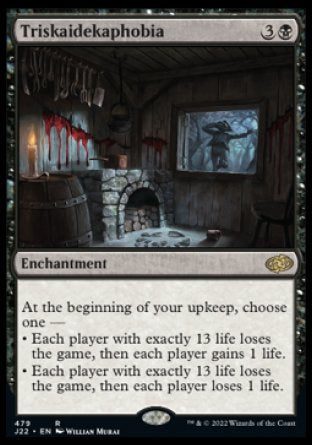 (479) Magic The Gathering Jumpstart 2022 Single: Triskaidekaphobia  Rare
