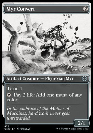 (479) Magic The Gathering Phyrexia: All Will Be One: Extras Single: Myr Convert (V.2) Holo Uncommon