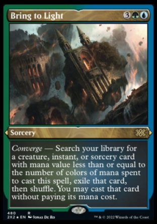 (480) Magic The Gathering Double Masters 2022: Extras Single: Bring to Light Holo Rare
