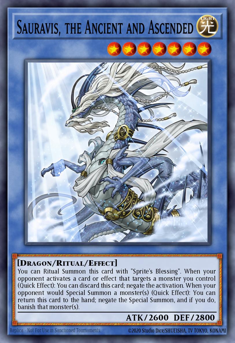 (075) YuGiOh TCG DUOV: Duel Overload Single: Sauravis, the Ancient and Ascended  Ultra Rare
