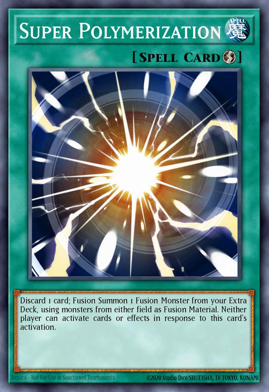 (047) YuGiOh TCG MAGO: Maximum Gold Single: Super Polymerization  Premium Gold Rare