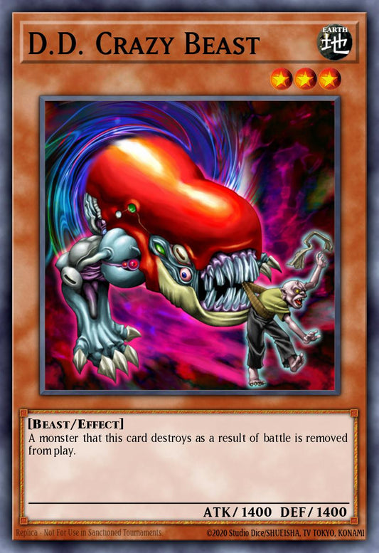 (019) YuGiOh TCG MFC: Magician's Force Single: D.D. Crazy Beast  Rare