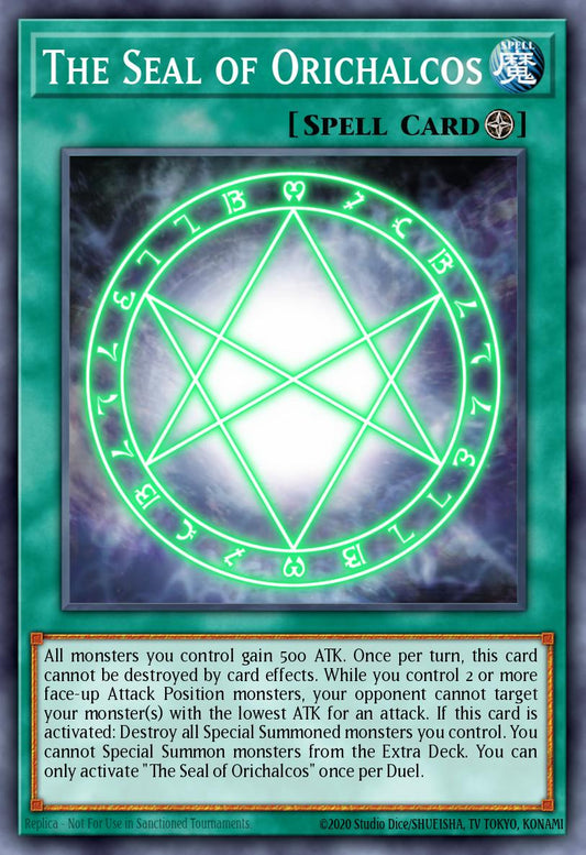 (015) YuGiOh TCG MP24: 25th Anniversary Tin: Dueling Mirrors Single: The Seal of Orichalcos  Quarter Century Secret Rare