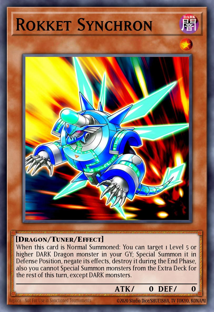 (006) YuGiOh TCG MP20: 2020 Tin of Lost Memories Mega Pack Single: Rokket Synchron  Common