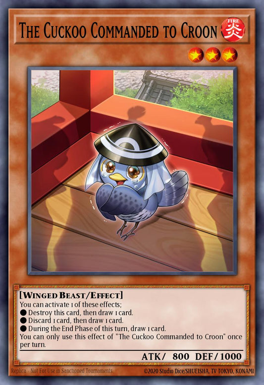 (368) YuGiOh TCG MP24: 25th Anniversary Tin: Dueling Mirrors Single: The Cuckoo Commanded to Croon  Common