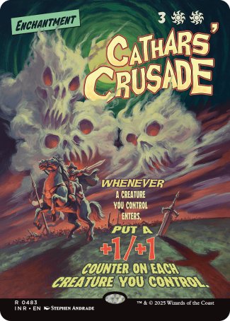(483) Magic The Gathering Innistrad Remastered: Extras Single: Cathars' Crusade (V.2) Holo Rare