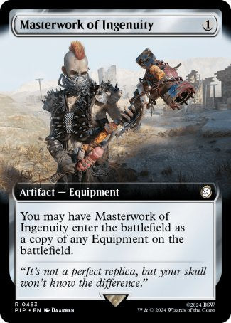 (483) Magic The Gathering Universes Beyond: Fallout: Extras Single: Masterwork of Ingenuity (V.1)  Rare