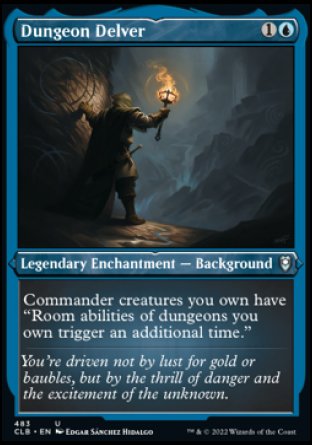 (483) Magic The Gathering Commander Legends: Battle for Baldur's Gate: Extras Single: Dungeon Delver (V.1)  Uncommon