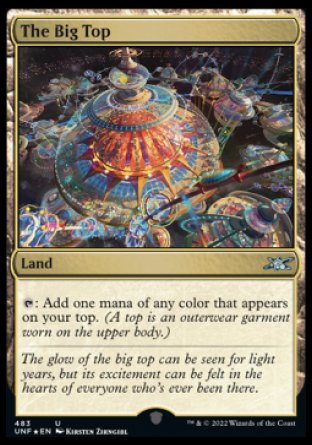 (483) Magic The Gathering Unfinity: Extras Single: The Big Top Holo Uncommon