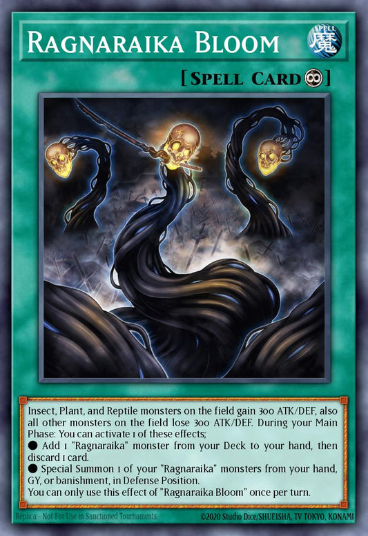 (058) YuGiOh TCG LEDE: Legacy of Destruction Single: Ragnaraika Bloom (V.2 - Quarter Century Secret Rare)  Quarter Century Secret Rare