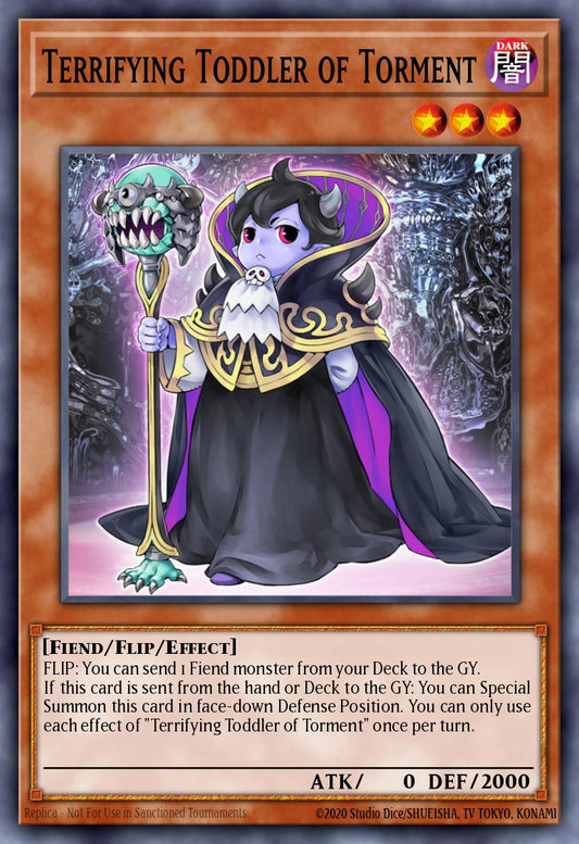 (091) YuGiOh TCG MP19: 2019 Gold Sarcophagus Tin Mega Pack Single: Terrifying Toddler of Torment  Common