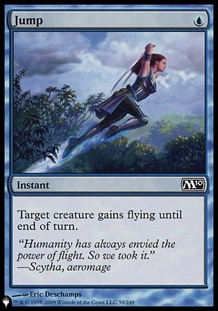 (059) Magic The Gathering The List Single: Jump  Common