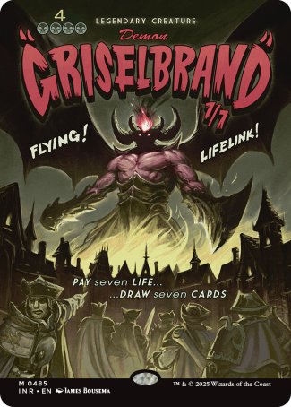 (485) Magic The Gathering Innistrad Remastered: Extras Single: Griselbrand (V.2)  Mythic