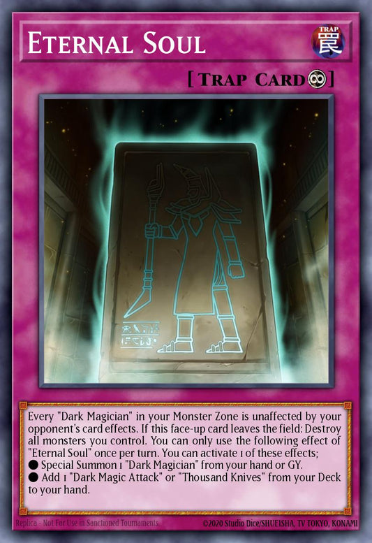 (247) YuGiOh TCG RA04: Quarter Century Stampede Single: Eternal Soul (V.1 - Platinum Secret Rare)  Platinum Secret Rare