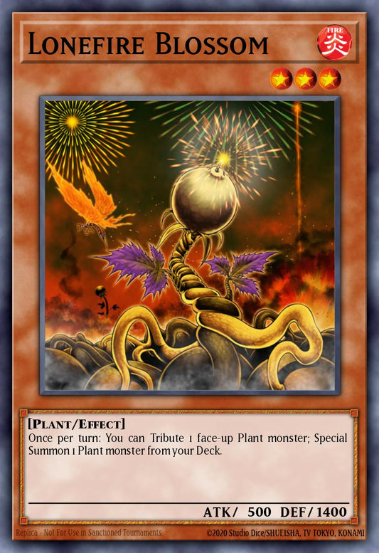 (002) YuGiOh TCG RA01: 25th Anniversary Rarity Collection Single: Lonefire Blossom (V.2 - Ultra Rare)  Ultra Rare