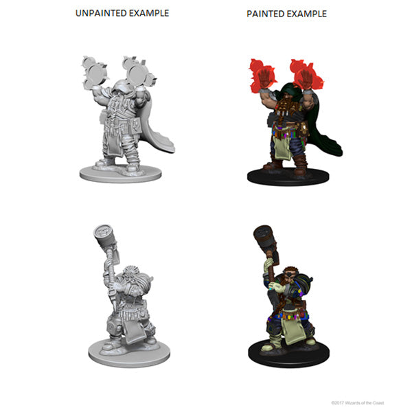 WizKids - D&D Nolzurs Marvelous Miniatures: Dwarf Male Cleric - Wave 2