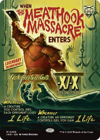 (486) Magic The Gathering Innistrad Remastered: Extras Single: The Meathook Massacre (V.2) Holo Mythic
