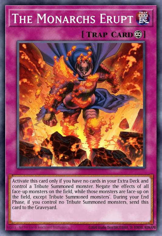 (092) YuGiOh TCG MAGO: Maximum Gold Single: The Monarchs Erupt  Rare