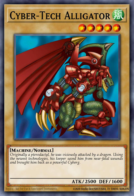 (011) YuGiOh TCG LCJW: Legendary Collection 4: Mega Pack Single: Cyber-Tech Alligator  Common