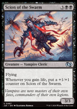 (487) Magic The Gathering Foundations Jumpstart Single: Scion of the Swarm  Uncommon