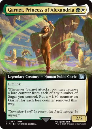 (487) Magic The Gathering Magic: The Gathering - FINAL FANTASY: Extras Single: Garnet, Princess of Alexandria  Uncommon