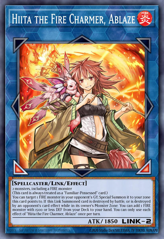 (024) YuGiOh TCG MP20: 2020 Tin of Lost Memories Mega Pack Single: Hiita the Fire Charmer, Ablaze  Common